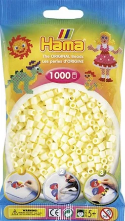 Artisanat-Hama beads Hama 1000pcs perles creme