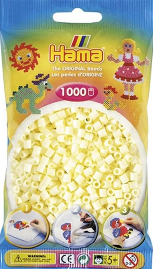 Artisanat-Hama beads Hama 1000pcs perles creme