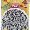 Artisanat-Hama beads Hama 1000pcs perles gris