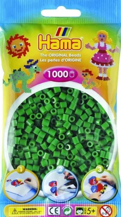Artisanat-Hama beads Hama 1000pcs perles vert
