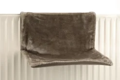 Dormir Confortablement-Beeztees Hamac radiateur sleepy grijs 46 x 31 x 24 cm