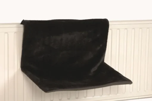 Dormir Confortablement-Beeztees Hamac radiateur sleepy noir 46 x 31 x 24 cm