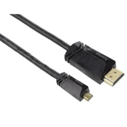 Câbles-Hama High speed cable hdmi ethernet A-D micro 1,5 m 3 star