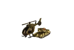 Véhicules-DDD Toys Hélicoptère et char
