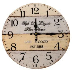 Décoration Murale-DDD Horloge murale Life is good 34 cm