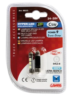 Éclairage-Euro Shop HYPER-LED C5W 3 SMD 9x36 mm