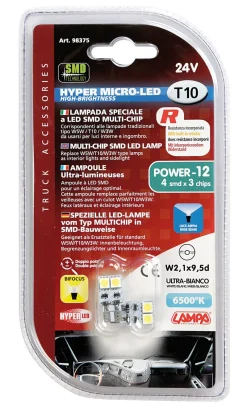 Éclairage-Euro Shop HYPER-LED T10 4 SMD