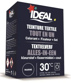 Teinture Textile-Ideal mini teinture textile bleu 230 g