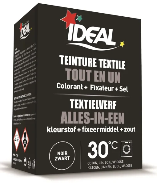 Teinture Textile-Ideal mini teinture textile noir 230 g