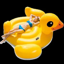 Piscines Et Accessoires-Intex Ile de Canard Gonflable 221x221x122 cm