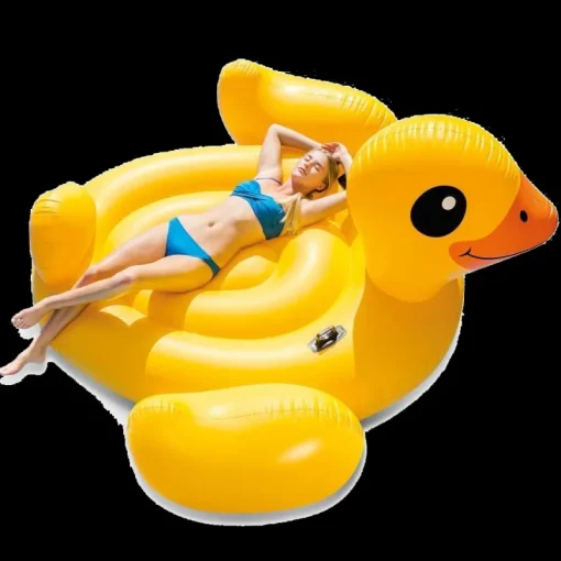 Piscines Et Accessoires-Intex Ile de Canard Gonflable 221x221x122 cm