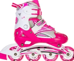 Vélo Et Conduite-Move Inline Skates Girl Taie 30-33 Pink