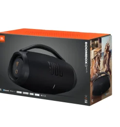 Audio-JBL Boombox 3 WiFi - Enceinte Bluetooth portable - Noir