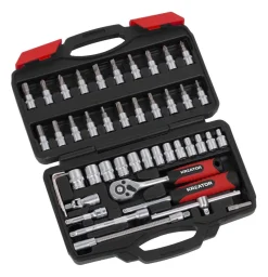 Clés-Kreator Jeu à douilles 46 pièces 1/4''