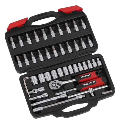 Clés-Kreator Jeu à douilles 46 pièces 1/4''