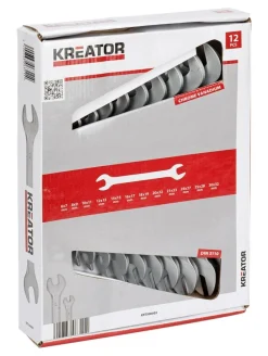 Clés-Kreator Jeu de clés plat 6-32 mm 12 pièces
