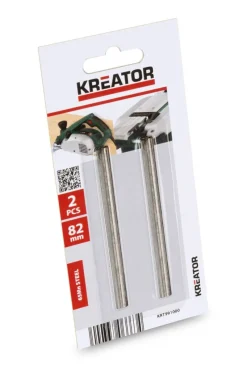 Machines À Scier-Kreator Jeu de couteaux 2 pièces 82 mm