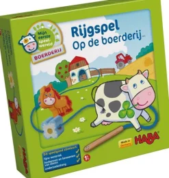Jouets En Bois-Haba Jeu de enfilage A la ferme NL