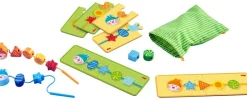 Jouets En Bois-Haba Jeu de enfilage chenille