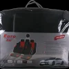 Housses De Si猫ge-Euro Car Jeu de housses de luxe gris