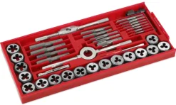Outils De Coupe-Kreator Jeu de tarauds et filtres 40 pièces