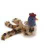 Jouets-Beeztees Jouet chat en peluche eggy avec bruit 8,5 cm