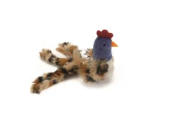 Jouets-Beeztees Jouet chat en peluche eggy avec bruit 8,5 cm