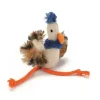 Jouets-Beeztees Jouet chat en peluche wiggle avec chip 8,5 cm