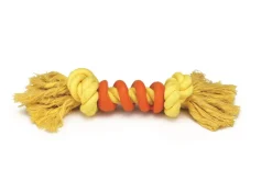 Jouets-Beeztees Jouet chien spiralo jaune / orange