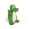 Jouets-Beeztees Jouet latex crocodile vert 12 cm