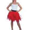 Déguisements Adultes-Euro Shop Jupe en Tulle Rouge Femme - Taille Unique