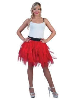 Déguisements Adultes-Euro Shop Jupe en Tulle Rouge Femme - Taille Unique
