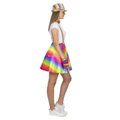 Déguisements Adultes-Euro Shop Jupe Pride Arc-en-ciel Rosy Femme - Taille unique