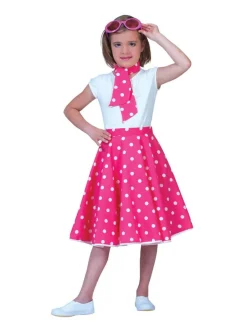 Déguisements Adultes-Euro Shop Jupe Rock'N Roll Rose - Taille unique