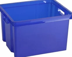 Box Et Panier À Linge-Keter Crownest Boîte de Rangement Blue - 42,6x36,1x26cm - 30L