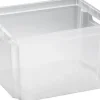 Box Et Panier À Linge-Keter Crownest Boîte de Rangement Transparent - 42,6x36,1x26cm - 30L