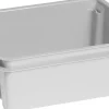 Box Et Panier À Linge-Keter Crownest Boîte de Rangement Gris Clair - 43x36x14,5cm - 17L