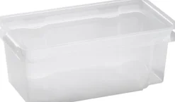 Box Et Panier À Linge-Keter Crownest Boîte de Rangement Transparent - 36x21x35,5cm - 7L