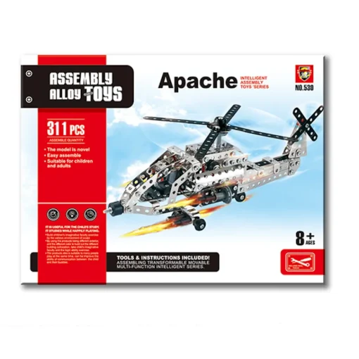 Jeux De Construction-DDD Toys Kit de construction helicoptère 309 pièces