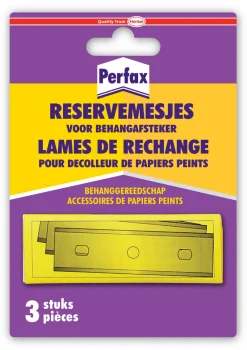 Colle-Perfax Lames de rechange pour décolleur de papier peints 3 pièces