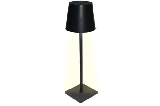Lampes De Chevet-Euro Shop Lampe de table LED Hierbas à énergie solaire - Dimmable - Noir