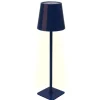 Lampes De Chevet-Euro Shop Lampe de table LED sans fil Sphere avec commande tactile - Dimmable - USB - Bleu