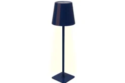 Lampes De Chevet-Euro Shop Lampe de table LED sans fil Sphere avec commande tactile - Dimmable - USB - Bleu