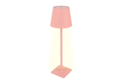 Lampes De Chevet-Euro Shop Lampe de table LED sans fil Sphere avec commande tactile - Dimmable - USB - Rose