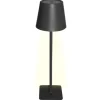 Lampes De Chevet-Euro Shop Lampe de table LED sans fil Sphere avec commande tactile - Dimmable - USB - Gris foncé
