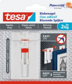 Rubans Adhésif-Tesa Languettes adhésives papier peint et plâtre (2 pcs) 2 kg