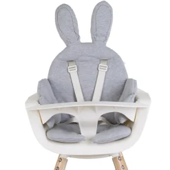 Chaises Hautes Et Coussin-Childhome Lapin Coussin Réducteur universel - Jersey - Gris