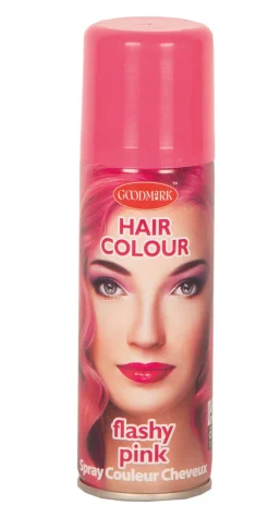 Accessoires-Partyline Laque Cheveux Rose En Spray - 125 ml