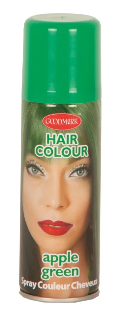 Accessoires-Partyline Laque Cheveux Vert En Spray - 125 ml