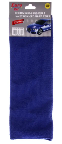 Accessoires-Euro Car Lavette microfibre 2 en 1